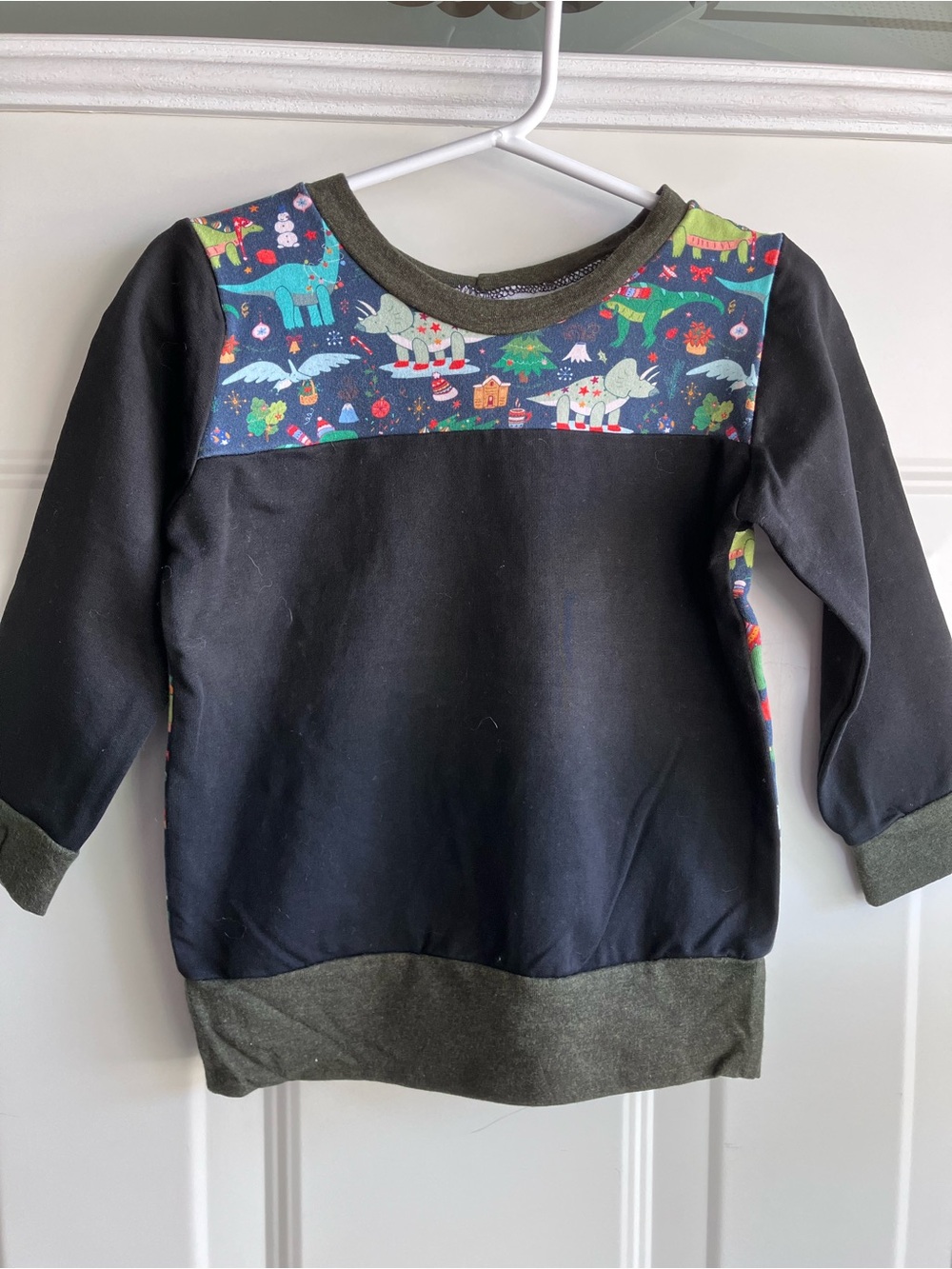 Small shop Christmas dinosaurs sweater 2T